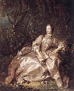 Francois Boucher Madame de Pompadour painting